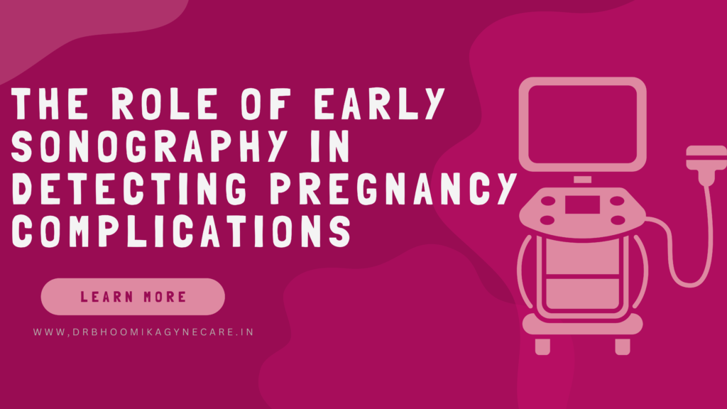 The Role Of Early Sonography In Detecting Pregnancy Complications by dr bhoomika sharma